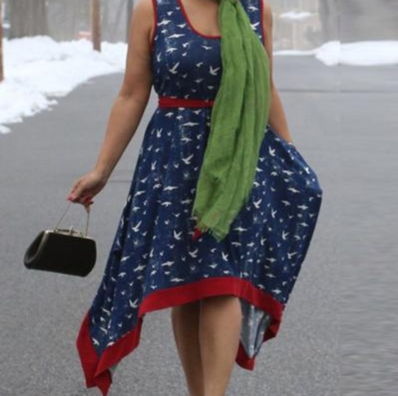 EFFIE'S HEART DRESS BEACHCOMBER MOUETTE PRINT - Picture 3 of 9